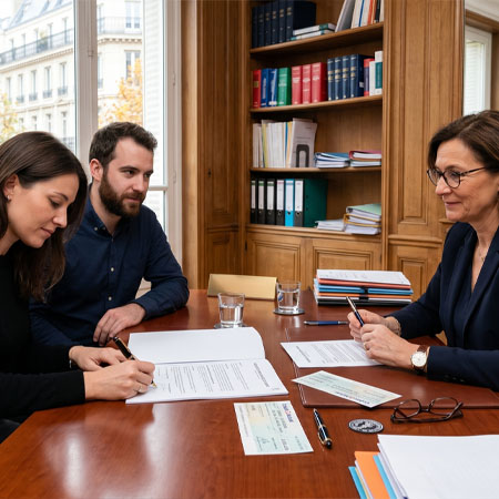 indemnité d'immobilisation notaire