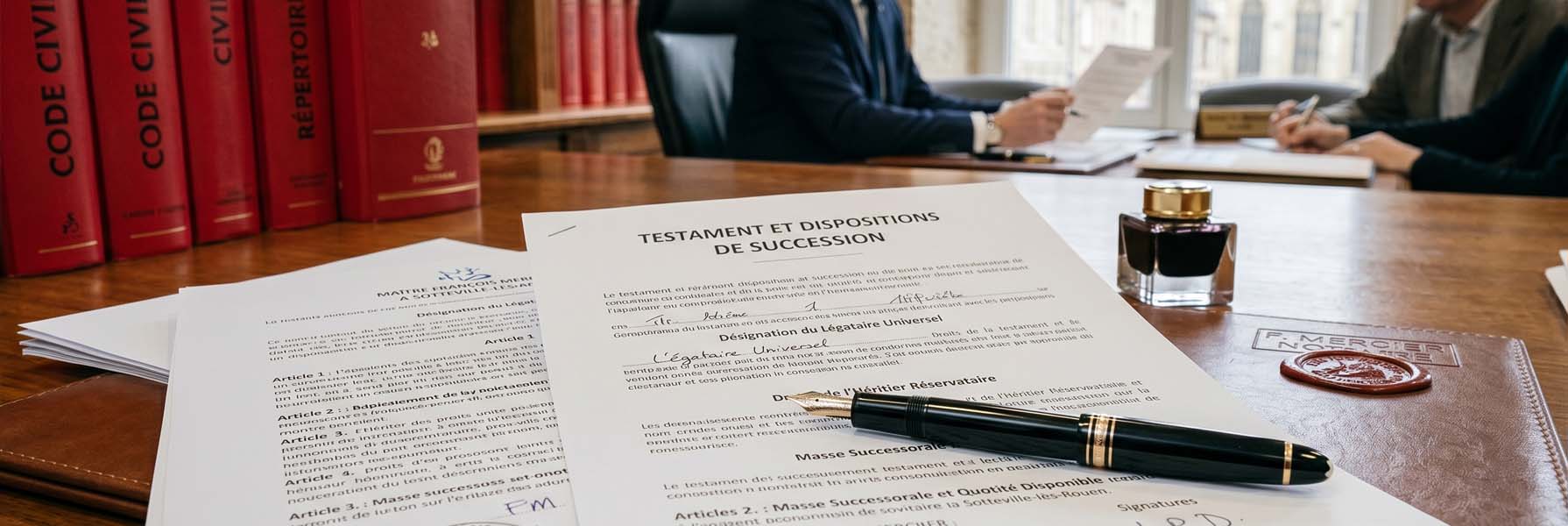 légataire universel et héritier réservataire